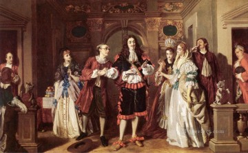 モリエール・ラヴァーレのビクトリア朝の社交界の一場面 ウィリアム・パウエル・フリス Oil Paintings